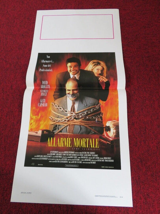 THE ALARMIST ITALIAN LOCANDINA (27.5"x13") POSTER DAVID ARQUETTE 1997 Movie posters