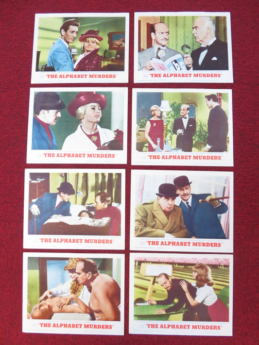 THE ALPHABET MURDERS US LOBBY CARD FULL SET TONY RANDALL ANITA EKBERG 1965 Rendezvous Cinema Movie posters