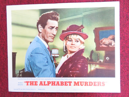 THE ALPHABET MURDERS US LOBBY CARD FULL SET TONY RANDALL ANITA EKBERG 1965 Rendezvous Cinema Movie posters