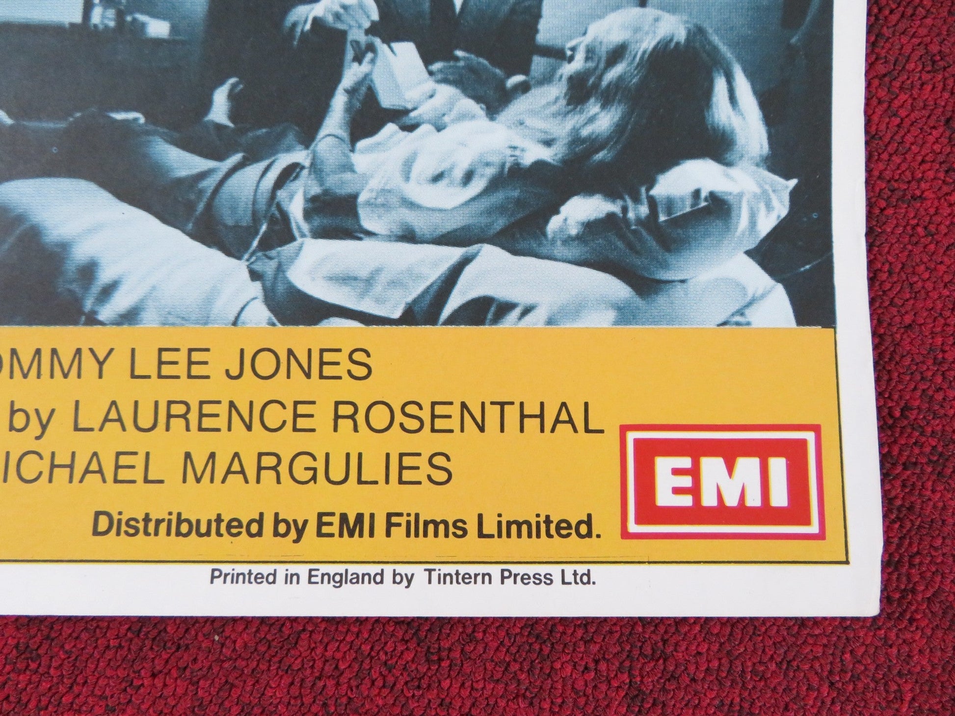 THE AMAZING HOWARD HUGHES FOLDED UK ONE SHEET POSTER TOMMY LEE JONES 1977 Rendezvous Cinema Movie posters