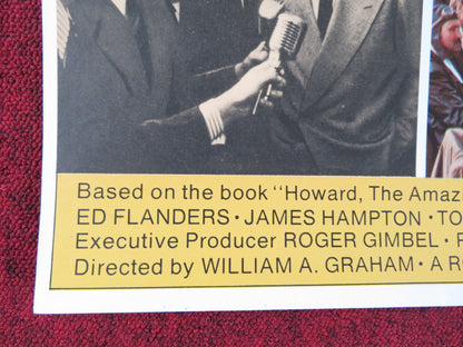 THE AMAZING HOWARD HUGHES FOLDED UK ONE SHEET POSTER TOMMY LEE JONES 1977 Rendezvous Cinema Movie posters