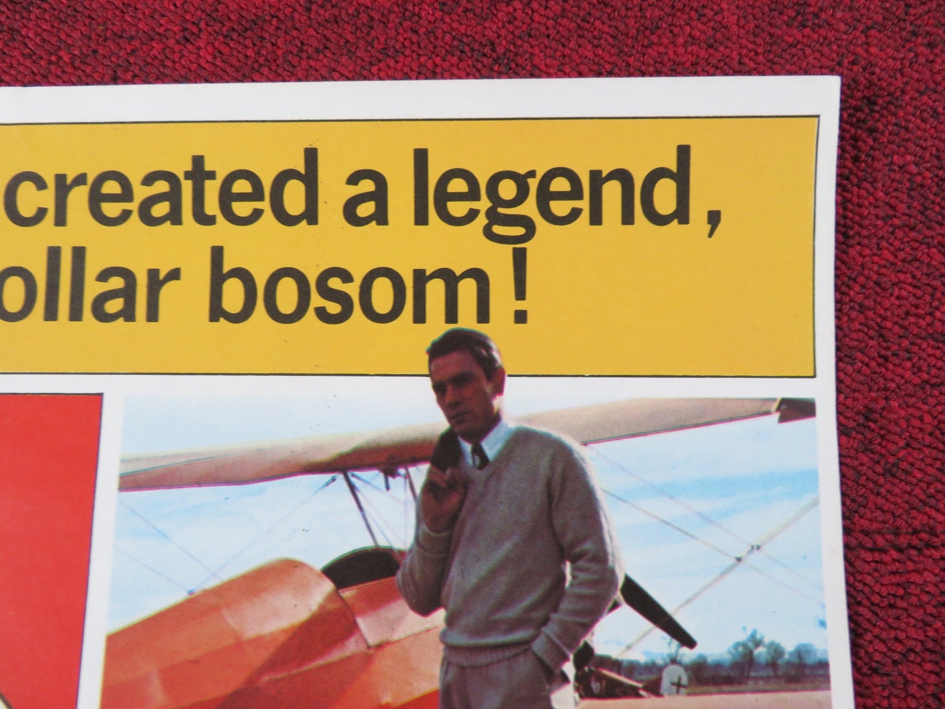 THE AMAZING HOWARD HUGHES FOLDED UK ONE SHEET POSTER TOMMY LEE JONES 1977 Rendezvous Cinema Movie posters