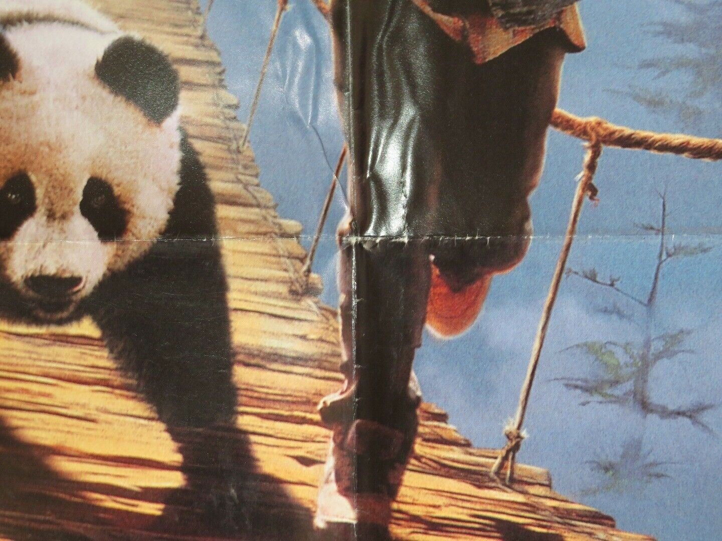 THE AMAZING PANDA ADVENTURE FOLDED US ONE SHEET POSTER STEPHEN LANG YI DING 1995 Movie posters