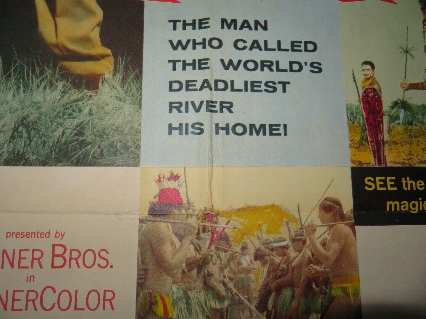 THE AMAZON TRADER US ONE SHEET POSTER JOHN SUTTON OWEN CRUMP 1956 Movie posters