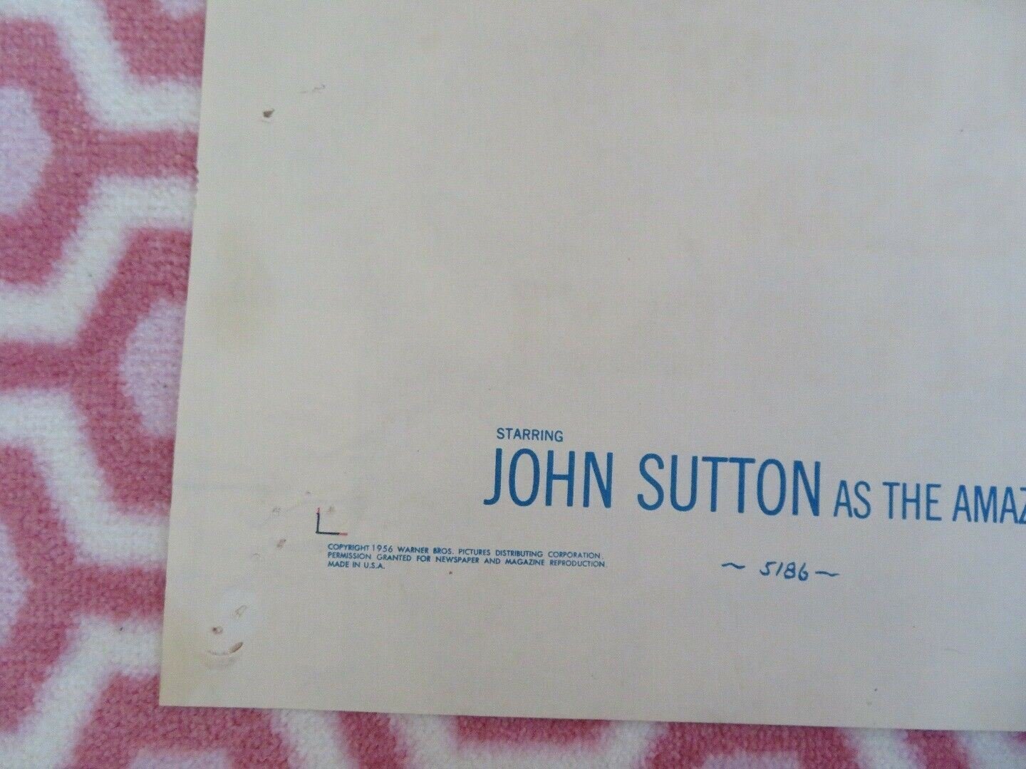 THE AMAZON TRADER US ONE SHEET POSTER JOHN SUTTON OWEN CRUMP 1956 Movie posters