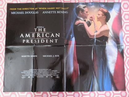 THE AMERICAN PRESIDENT BRITISH QUAD (30 x 40) POSTER MICHAEL DOUGLAS ROB REIMER Movie posters