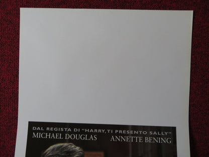 THE AMERICAN PRESIDENT ITALIAN LOCANDINA (27.5"x13") POSTER MICHAEL DOUGLAS '96 Movie posters