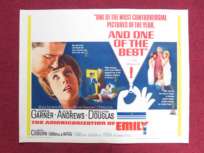 THE AMERICANIZATION OF EMILY US HALF SHEET (22"x 28") POSTER GARNER ANDREWS 1964 Rendezvous Cinema Movie posters