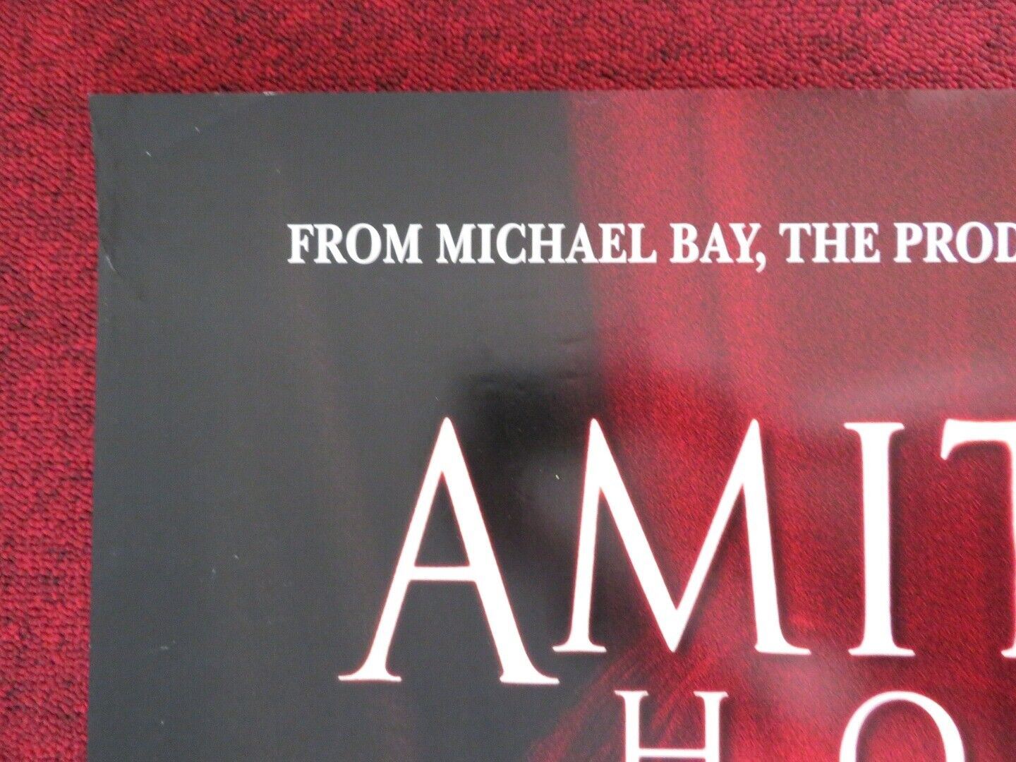 THE AMITYVILLE HORROR VHS DVD US ONE SHEET POSTER ROLLED RYAN REYNOLDS 2005 - Rendezvous Cinema
