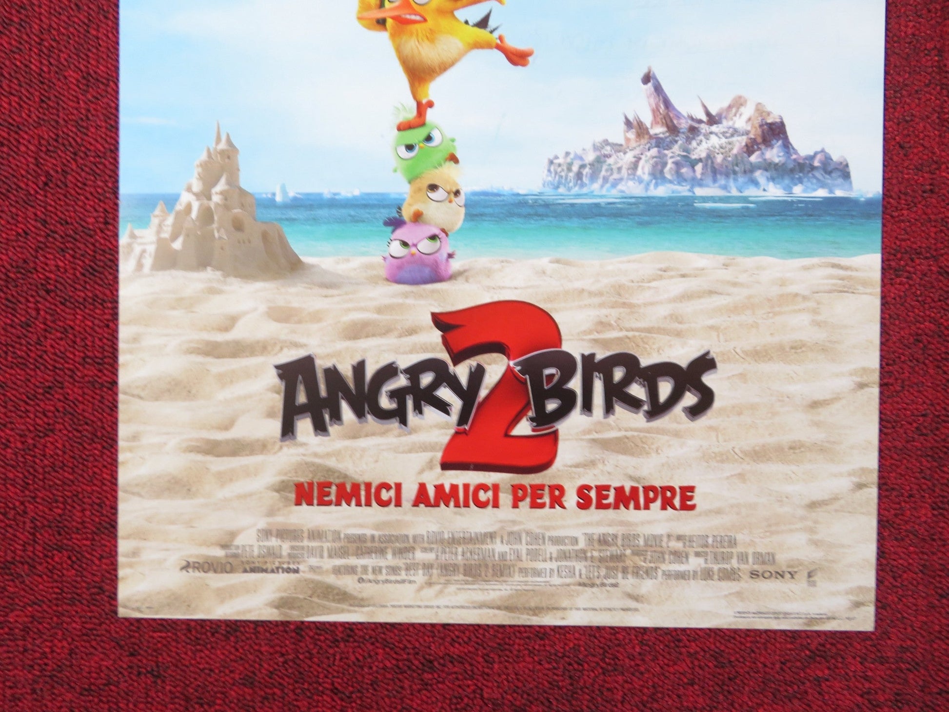 THE ANGRY BIRDS MOVIE 2 ITALIAN LOCANDINA POSTER JASON SUDEIKIS JOSH GAD 2019 Rendezvous Cinema Movie posters