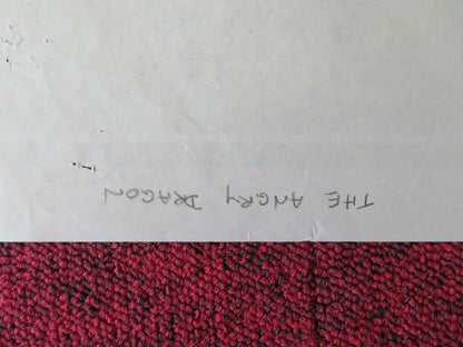 THE ANGRY DRAGON FOLDED AUSTRALIAN DAYBILL POSTER TIEN YING LI 1973 Movie posters