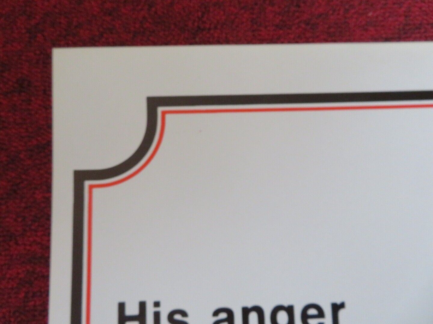 THE ANGRY DRAGON FOLDED US ONE SHEET POSTER TIEN YING LI 1973 Movie posters