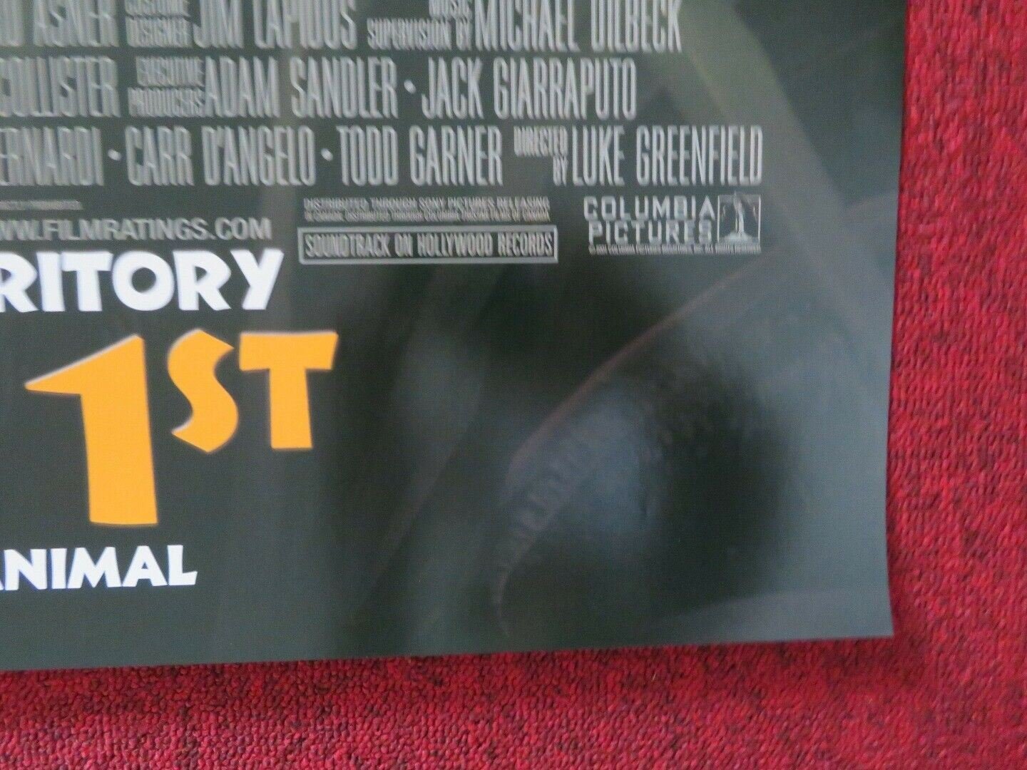 THE ANIMAL US ONE SHEET ROLLED POSTER ROB SCHNEIDER 2001 - Rendezvous Cinema