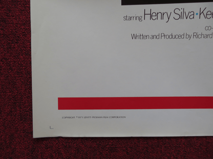 THE ANIMALS FOLDED US ONE SHEET POSTER HENRY SILVA KEENAN WYNN 1971 Rendezvous Cinema Movie posters