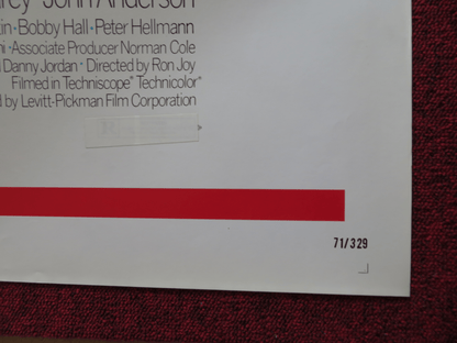 THE ANIMALS FOLDED US ONE SHEET POSTER HENRY SILVA KEENAN WYNN 1971 Rendezvous Cinema Movie posters