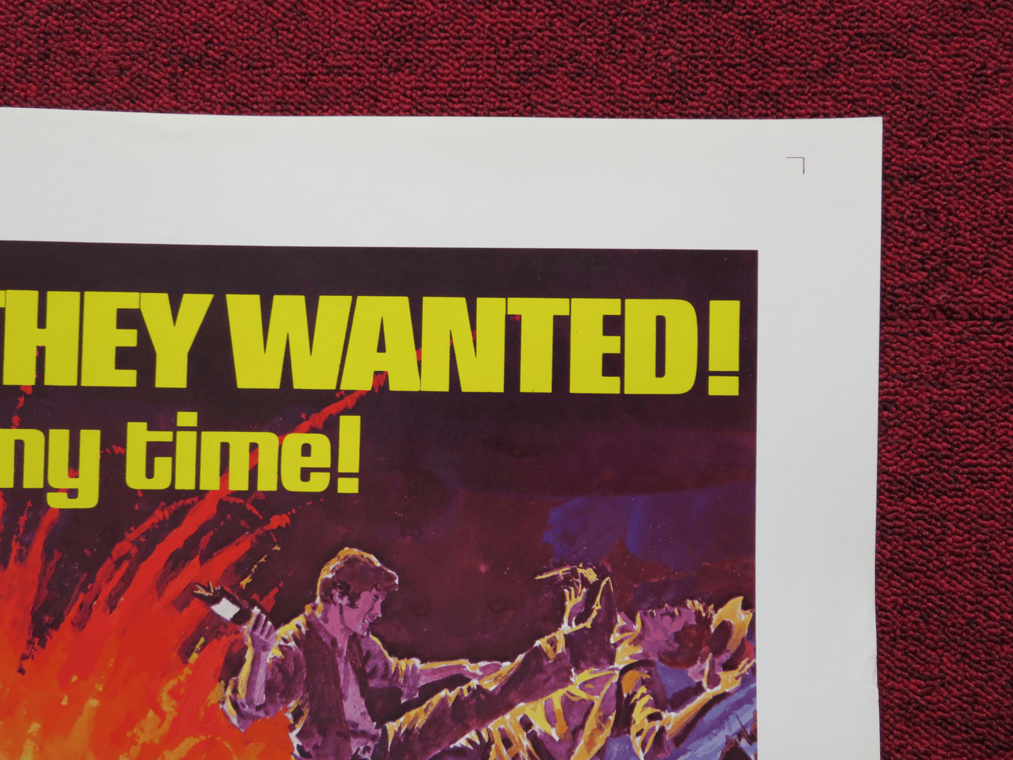 THE ANIMALS FOLDED US ONE SHEET POSTER HENRY SILVA KEENAN WYNN 1971 Rendezvous Cinema Movie posters