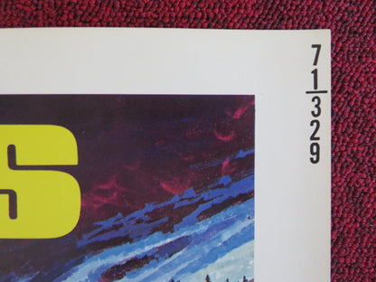 THE ANIMALS US HALF SHEET (22"x 28") POSTER HENRY SILVA KEENAN WYNN 1971 Rendezvous Cinema Movie posters