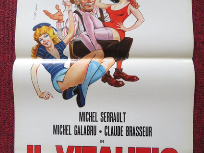 THE ANNUITY ITALIAN LOCANDINA POSTER MICHEL SERRAULT MICHEL GALABRU 1972 Rendezvous Cinema Movie posters