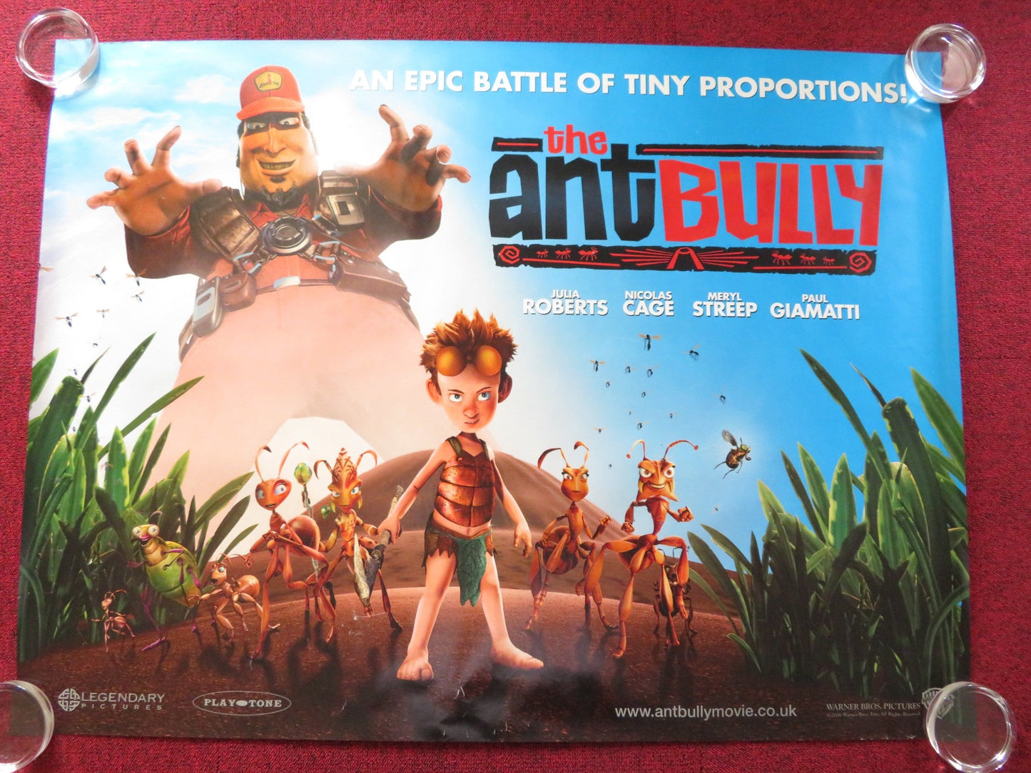 THE ANT BULLY UK QUAD ROLLED POSTER JULIA ROBERTS NICOLAS CAGE 2006 Rendezvous Cinema Movie posters