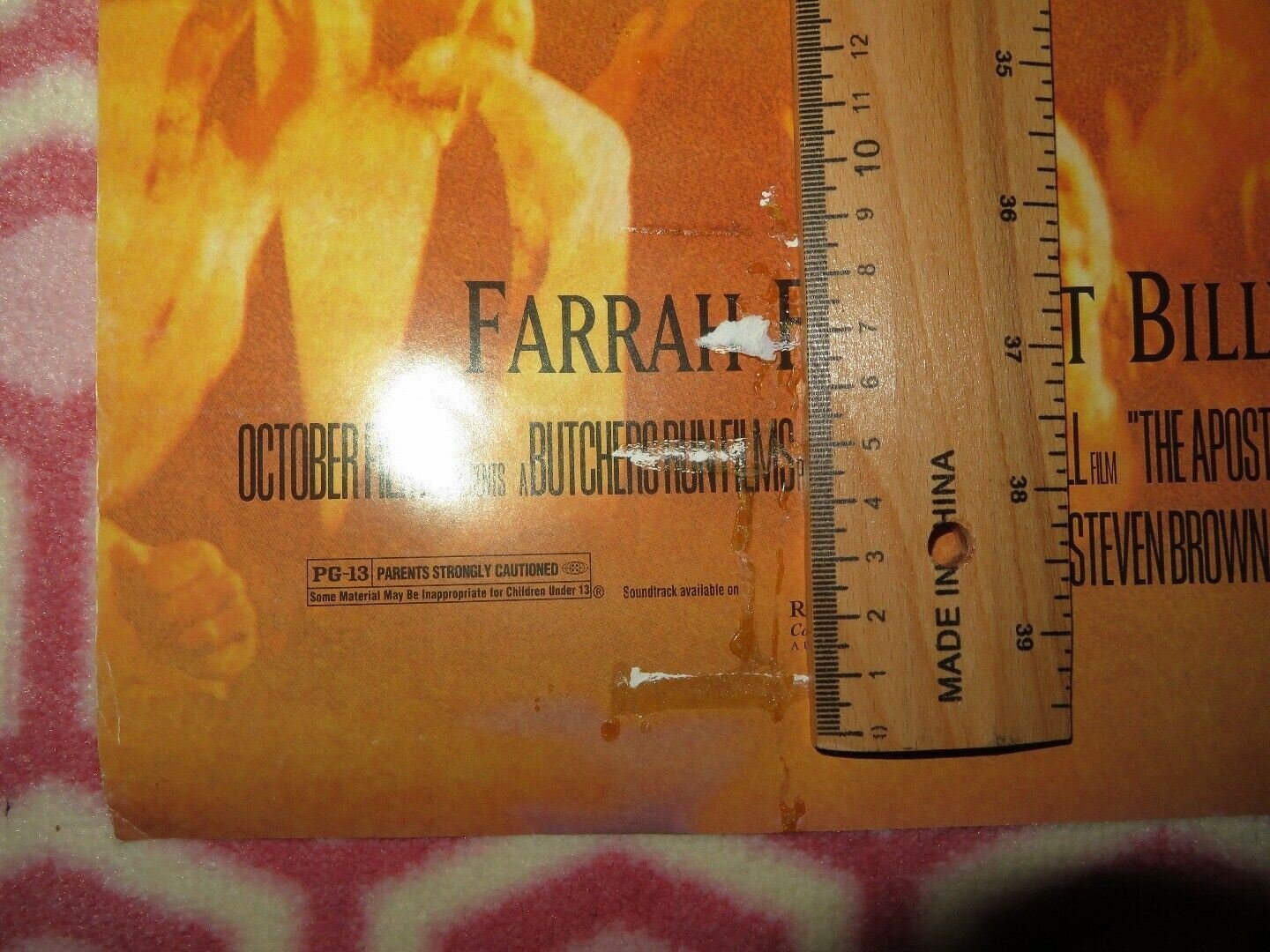 THE APOSTLE US ONE SHEET ROLLED POSTER ROBERT DUVAL 1997 Movie posters