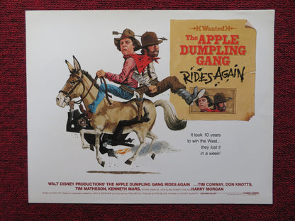 THE APPLE DUMPLING GANG RIDES AGAIN - A US LOBBY CARD DISNEY TIM CONWAY 1979 Rendezvous Cinema Movie posters