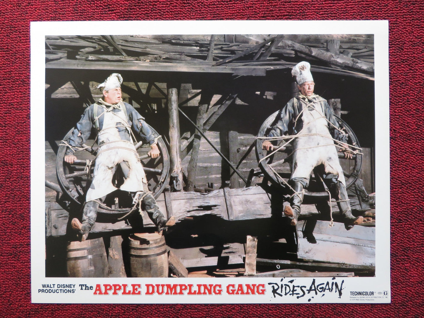 THE APPLE DUMPLING GANG RIDES AGAIN - D US LOBBY CARD DISNEY TIM CONWAY 1979 Rendezvous Cinema Movie posters