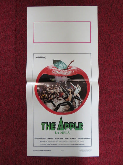 THE APPLE ITALIAN LOCANDINA POSTER ALLAN LOVE CATHERINE MARY STEWART 1980 Rendezvous Cinema Movie posters