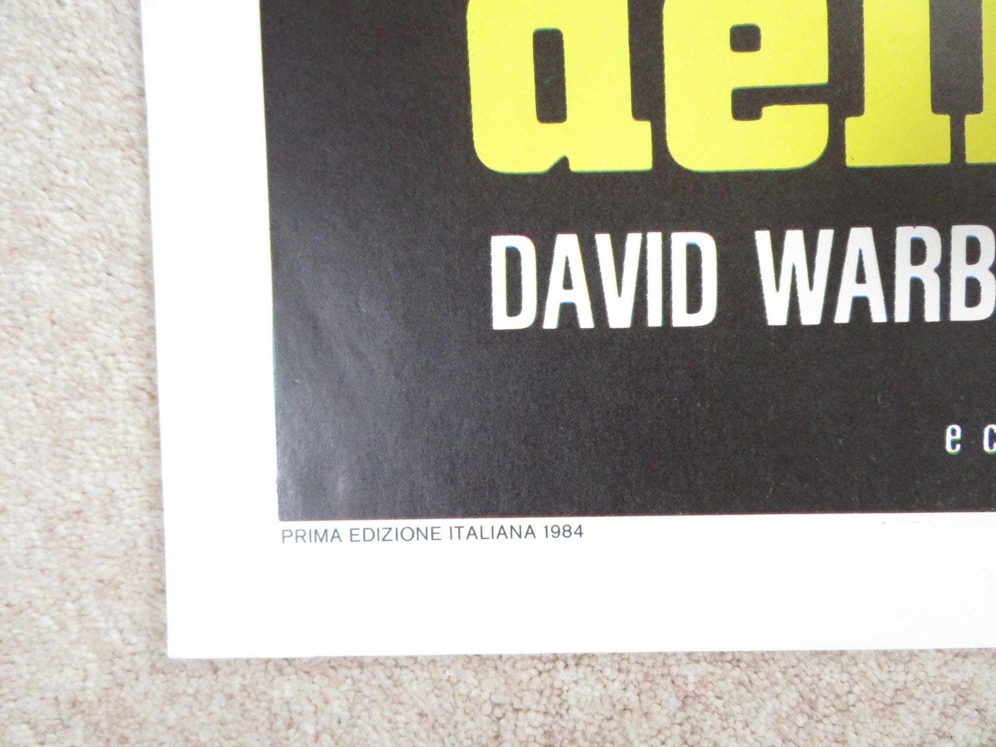 THE ARK OF THE SUN GOD ITALIAN 2 FOGLIO POSTER DAVID WARBECK JOHN STEINER 1984 Rendezvous Cinema Movie posters