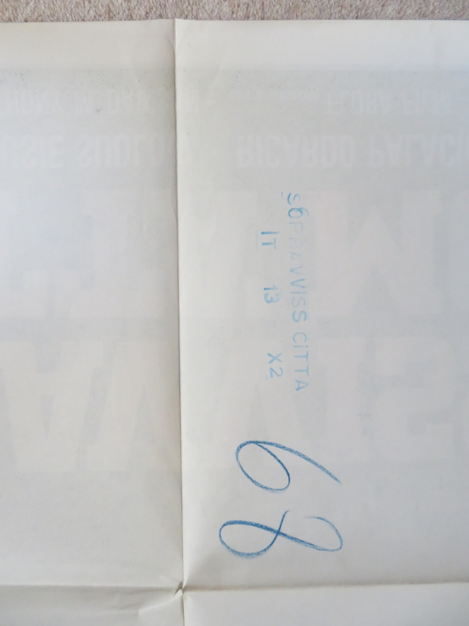 THE ARK OF THE SUN GOD ITALIAN 2 FOGLIO POSTER DAVID WARBECK JOHN STEINER 1984 Rendezvous Cinema Movie posters