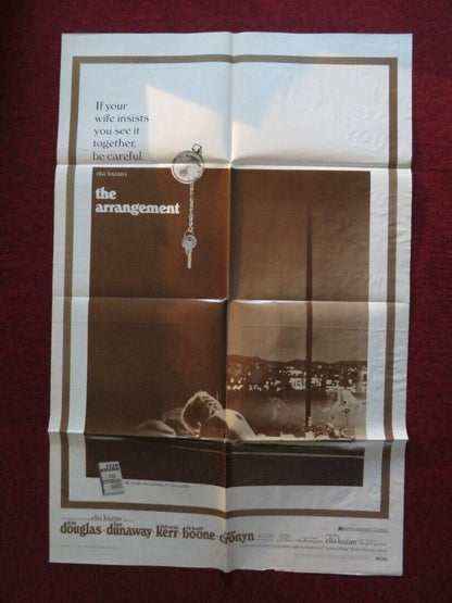 THE ARRANGEMENT FOLDED US ONE SHEET POSTER KIRK DOUGLAS FAYE DUNAWAY 1969 Movie posters