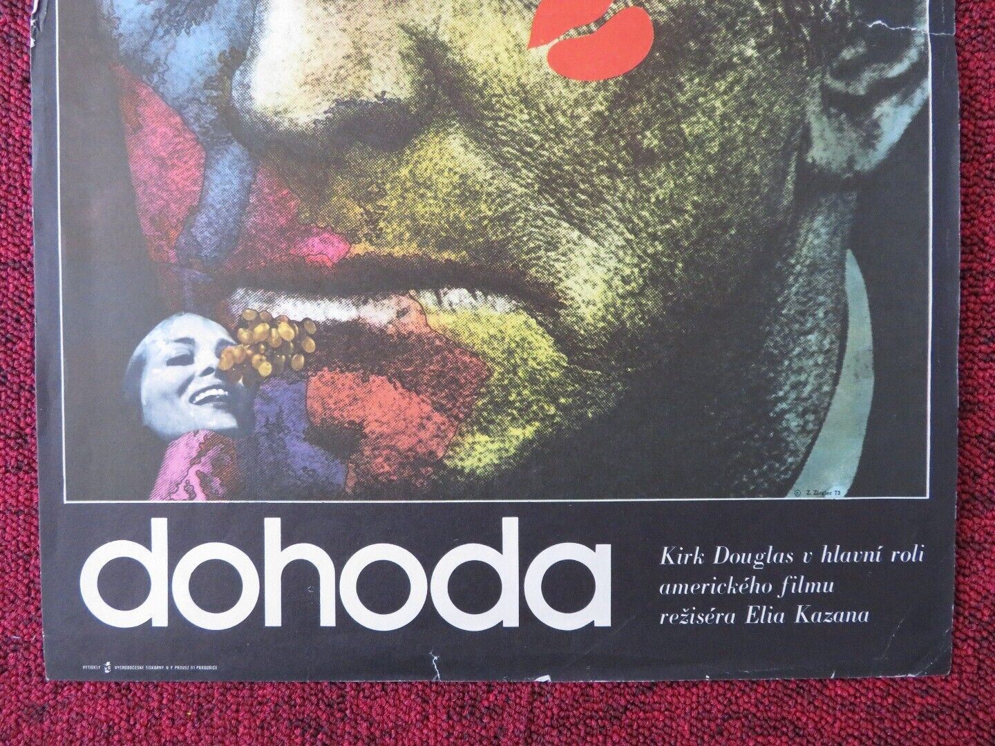 THE ARRANGMENT CZECHOSLOVAKIA MINI (16"x 11") POSTER KIRK DOUGLAS FAYE DUNAWAY - Rendezvous Cinema