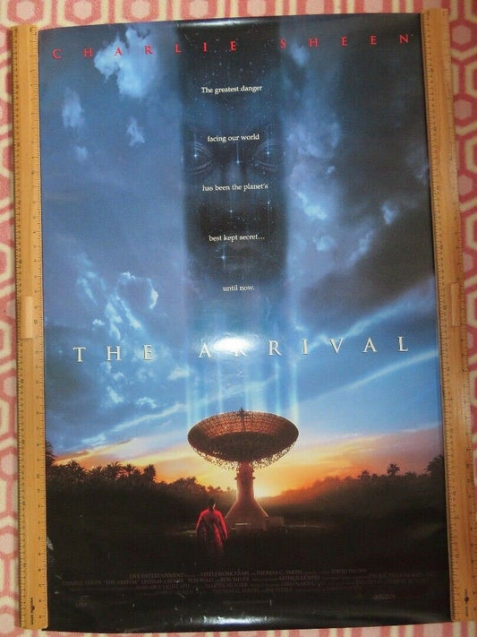 THE ARRIVAL ONE SHEET ROLLED POSTER CHARLIE SHEEN 1996 - Rendezvous Cinema