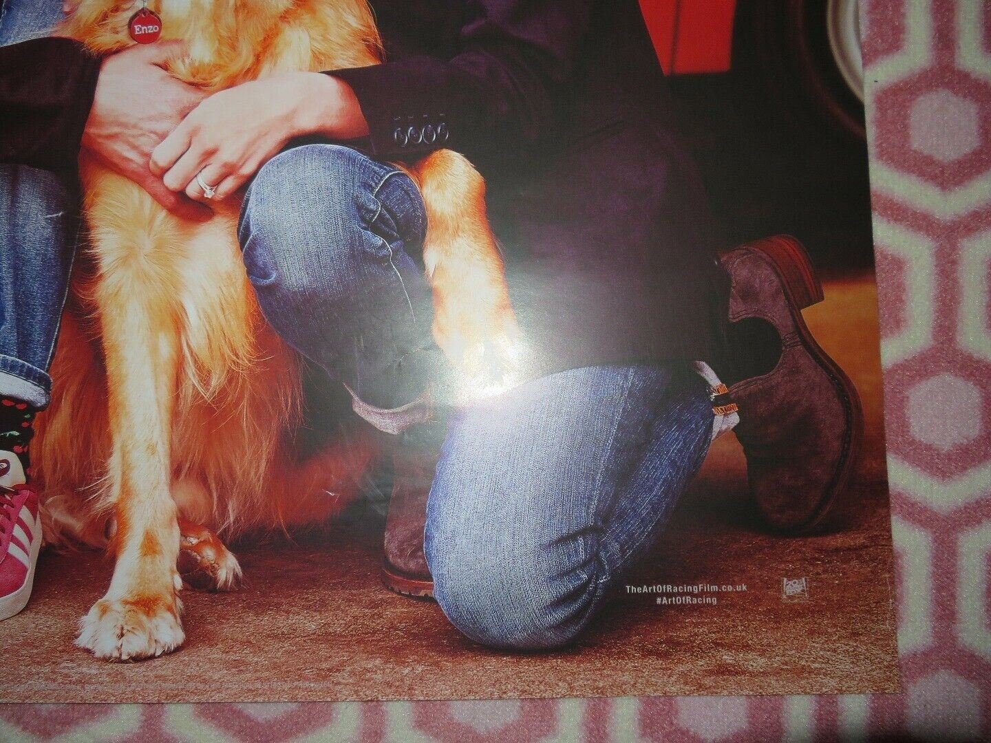 THE ART OF RACING IN THE RAIN UK ONE SHEET (27"x 41")ROLLED POSTER KEVIN COSTNER Movie posters