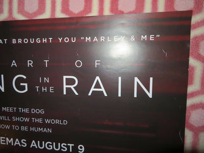THE ART OF RACING IN THE RAIN UK ONE SHEET (27"x 41")ROLLED POSTER KEVIN COSTNER Movie posters