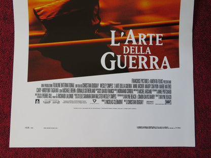 THE ART OF WAR ITALIAN LOCANDINA (27.5"x13") POSTER WESLEY SNIPES 2000 Movie posters
