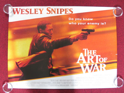 THE ART OF WAR UK QUAD (30"x 40") ROLLED POSTER WESLEY SNIPES D. SUTHERLAND 2000 Rendezvous Cinema Movie posters