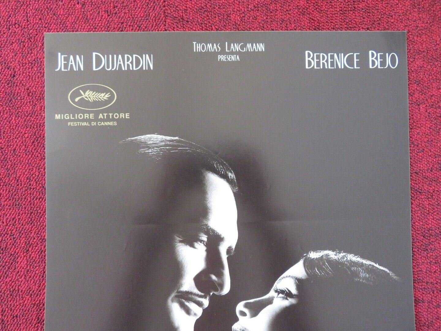 THE ARTIST ITALIAN LOCANDINA (26.5"x12.5") POSTER JEAN DUJARDIN 2011 Rendezvous Cinema Movie posters