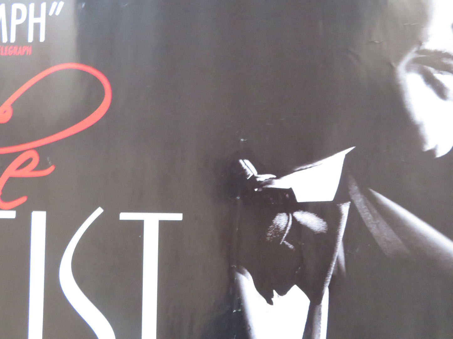 THE ARTIST UK QUAD (30"x 40") ROLLED POSTER JEAN DUJARDIN JOHN GOODMAN 2011 Rendezvous Cinema Movie posters