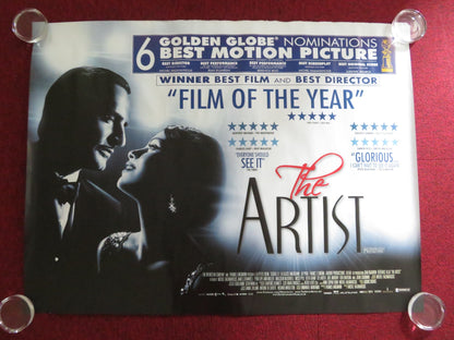 THE ARTIST UK QUAD (30"x 40") ROLLED POSTER JOHN GOODMAN PENELOPE A. MLLLER 2011 Rendezvous Cinema Movie posters
