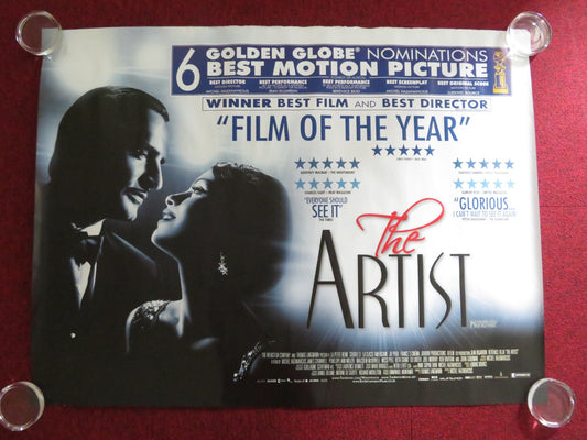 THE ARTIST UK QUAD (30"x 40") ROLLED POSTER JOHN GOODMAN PENELOPE A. MLLLER 2011 Rendezvous Cinema Movie posters