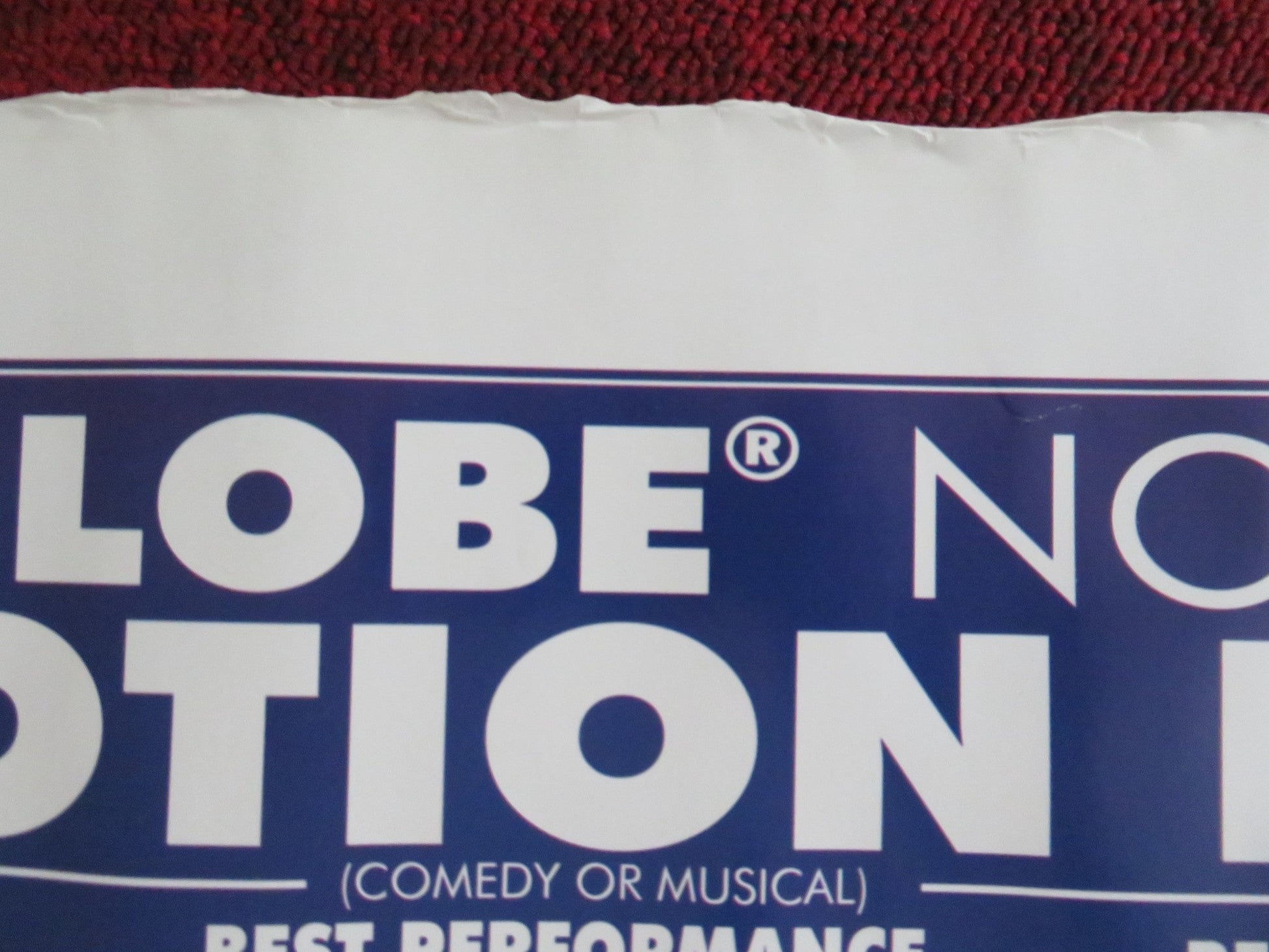 THE ARTIST UK QUAD (30"x 40") ROLLED POSTER JOHN GOODMAN PENELOPE A. MLLLER 2011 Rendezvous Cinema Movie posters