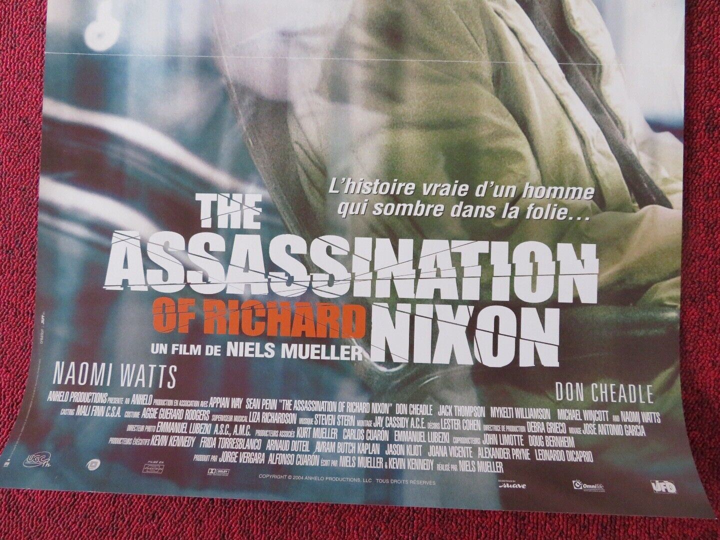 THE ASSASSINATION OF RICHARD NIXON FRENCH (15"x 21") POSTER SEAN PENN 2004 - Rendezvous Cinema
