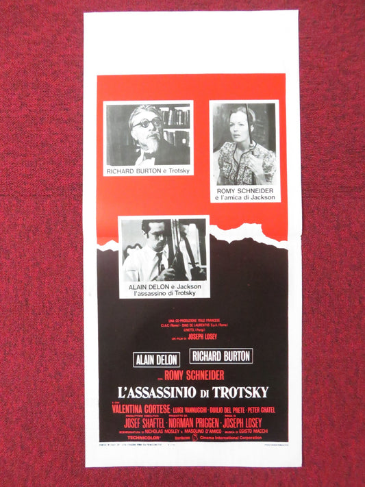 THE ASSASSINATION OF TROTSKY ITALIAN LOCANDINA POSTER RICHARD BURTON 1972 Rendezvous Cinema Movie posters
