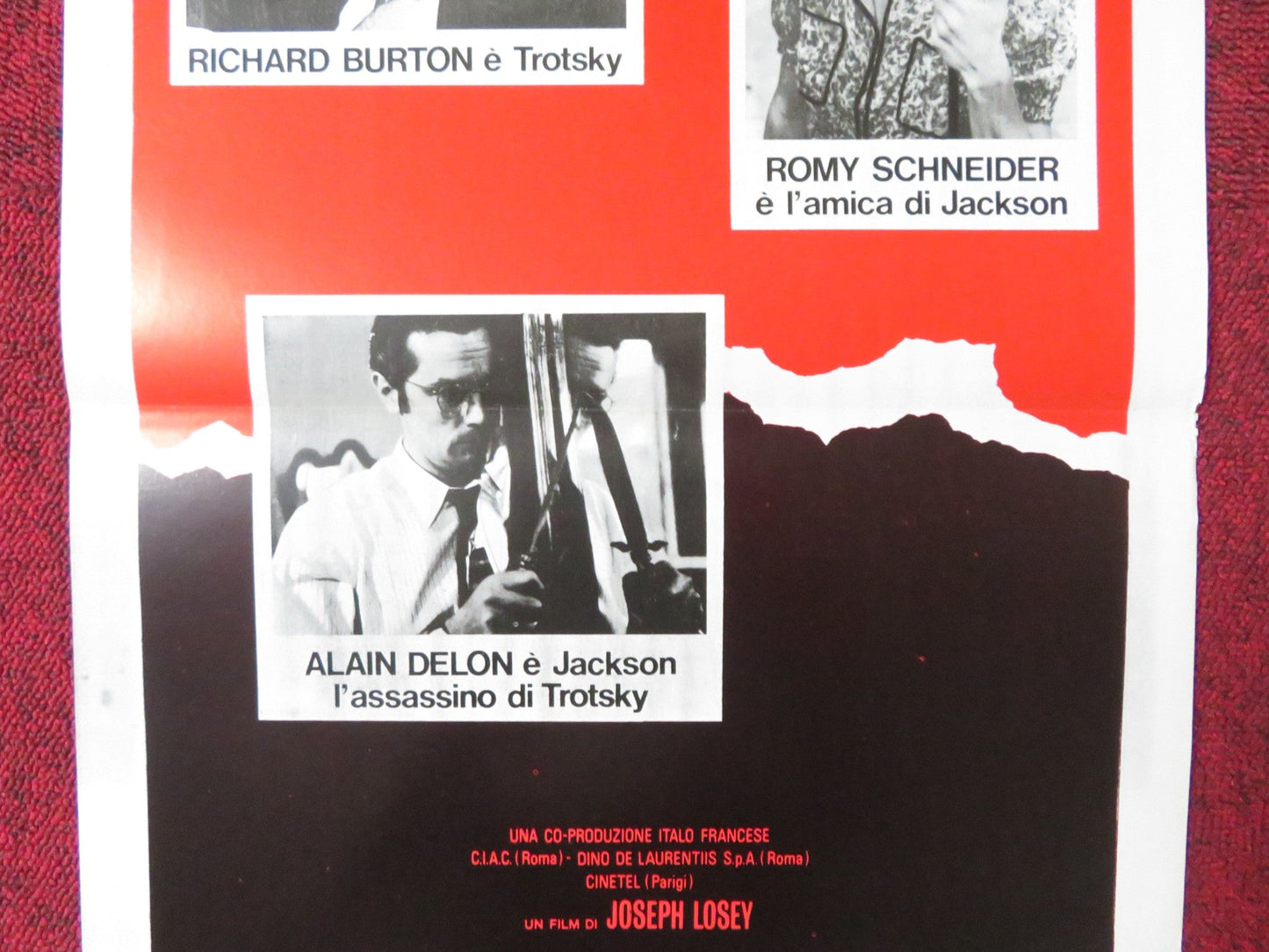 THE ASSASSINATION OF TROTSKY ITALIAN LOCANDINA POSTER RICHARD BURTON 1972 Rendezvous Cinema Movie posters