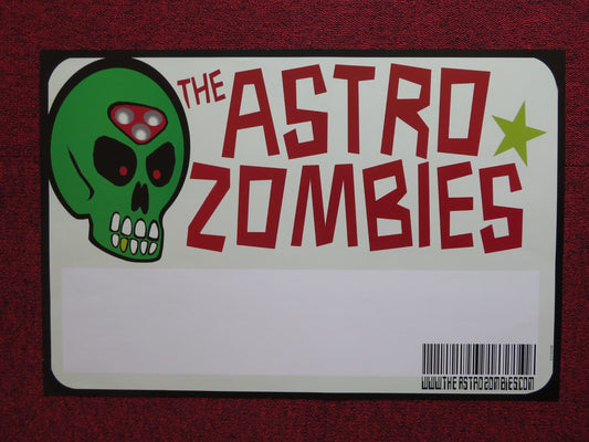 THE ASTRO ZOMBIES US MUSIC PROMO POSTER BAND POSTER 1990S Rendezvous Cinema Movie posters