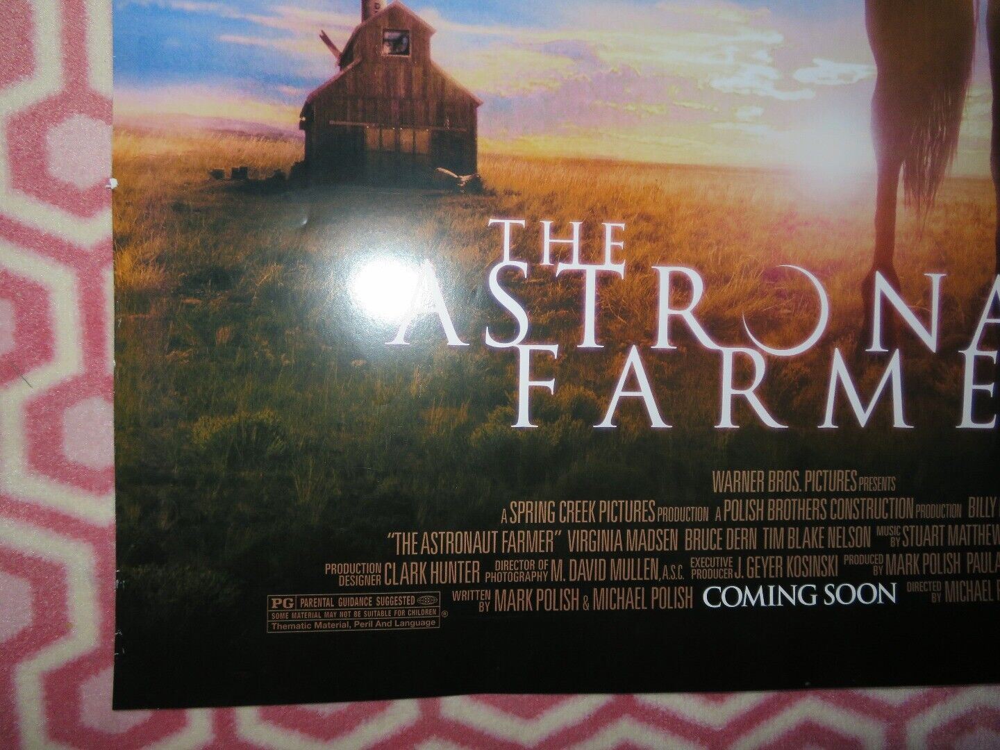 THE ASTRONAUT FARMER US ONE SHEET ROLLED POSTER BILLY BOB THORNTON V MADSEN 2006 Movie posters