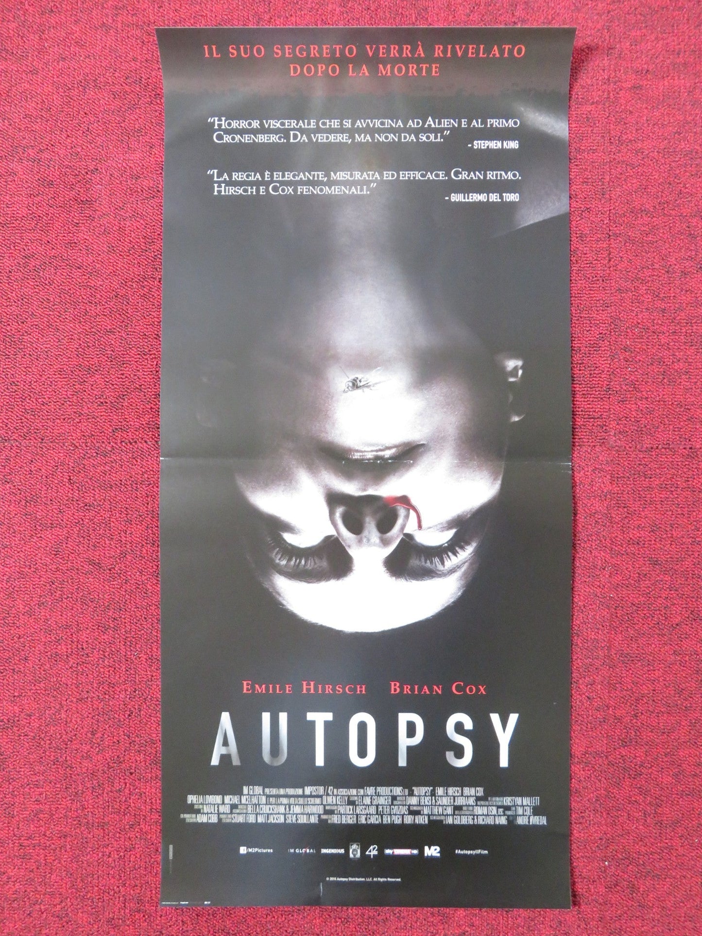 THE AUTOPSY OF JANE DOE ITALIAN LOCANDINA POSTER BRIAN COX EMILE HIRSCH 2016 Rendezvous Cinema Movie posters