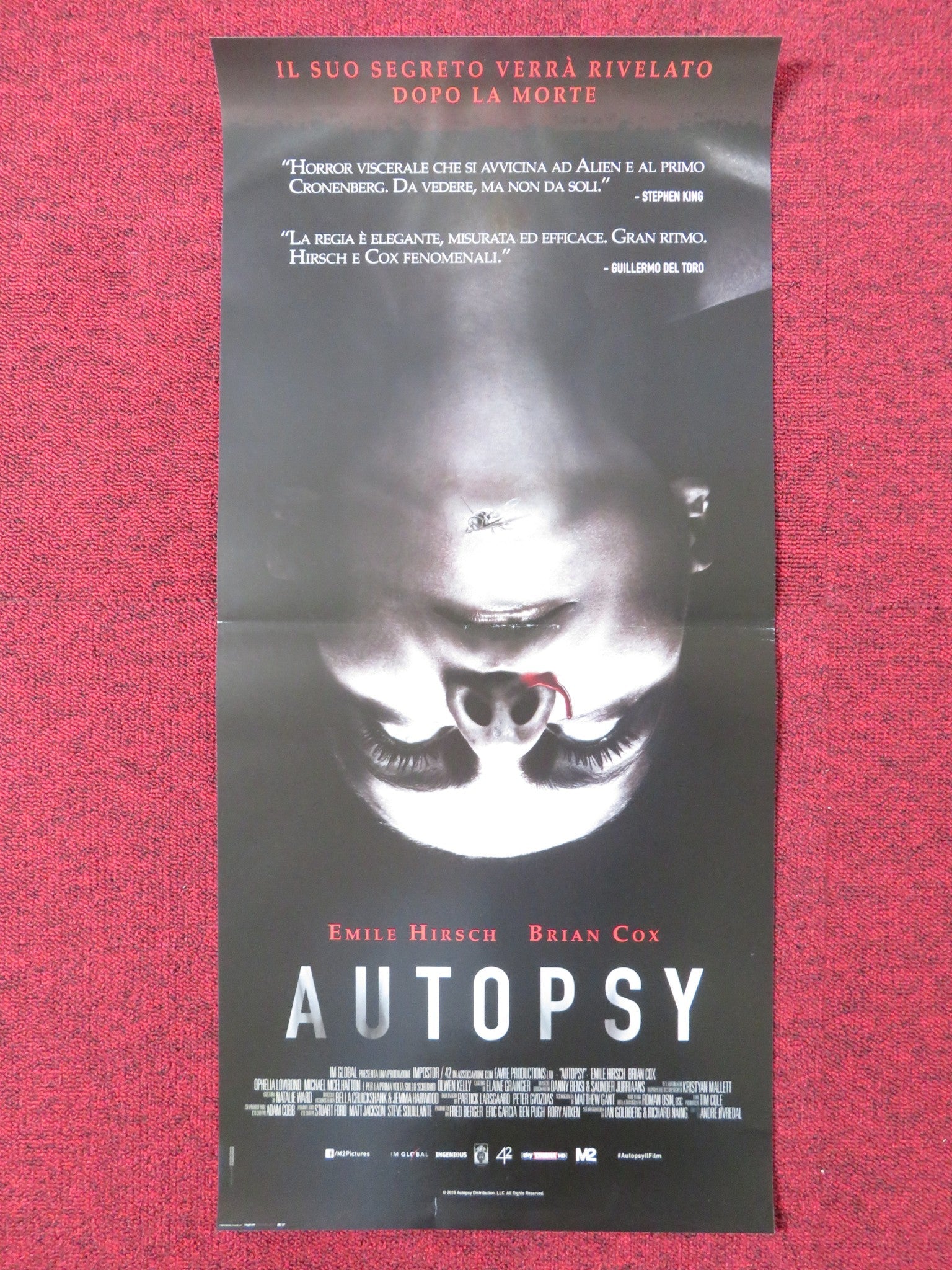 THE AUTOPSY OF JANE DOE ITALIAN LOCANDINA POSTER BRIAN COX EMILE HIRSCH 2016 Rendezvous Cinema Movie posters