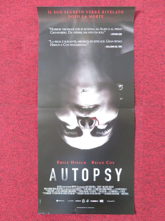 THE AUTOPSY OF JANE DOE ITALIAN LOCANDINA POSTER BRIAN COX EMILE HIRSCH 2016 Rendezvous Cinema Movie posters
