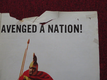 THE AVENGER FOLDED US ONE SHEET POSTER STEVE REEVES CUPLA MARLIER 1964 - Rendezvous Cinema